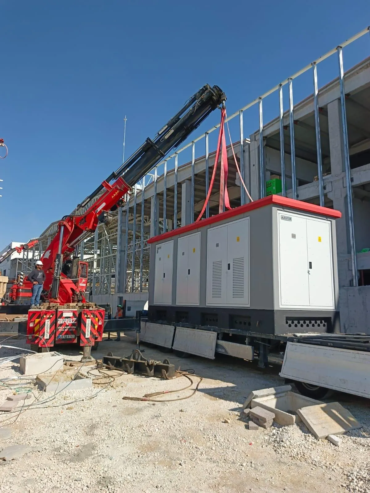 Beton Köşk Montajı